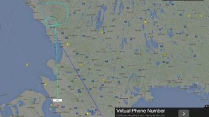 Thy U&ccedil;ağı Acil İniş Yaptı