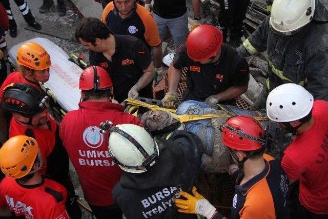 Bursa’da İnşaatta Beton Faciası: 2 Yaralı