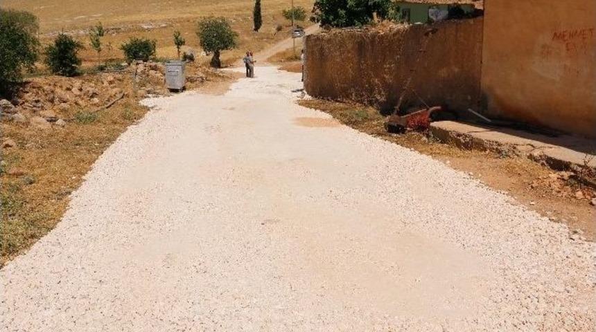 Dağeteği&rsquo;nde Yol Yapım &Ccedil;alışması