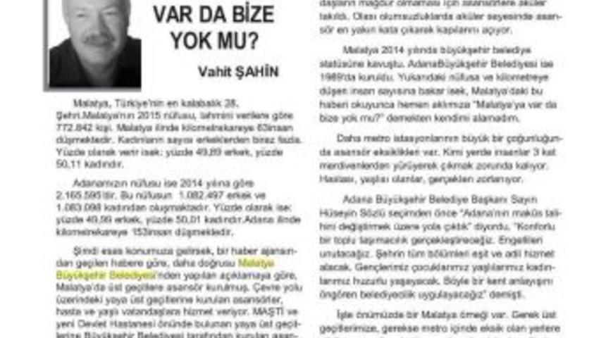 Adana&rsquo;da Malatya &Ouml;rneği