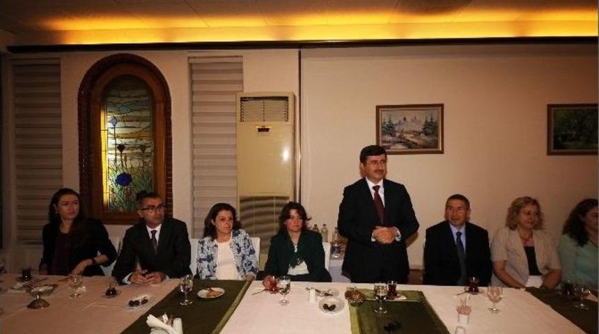 İl Jandarma Alay Komutanı Albay Turgay Aras&rsquo;a Veda Yemeği