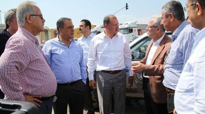 Başkan Şavaş Sel B&ouml;lgesinde İncelemelerde Bulundu