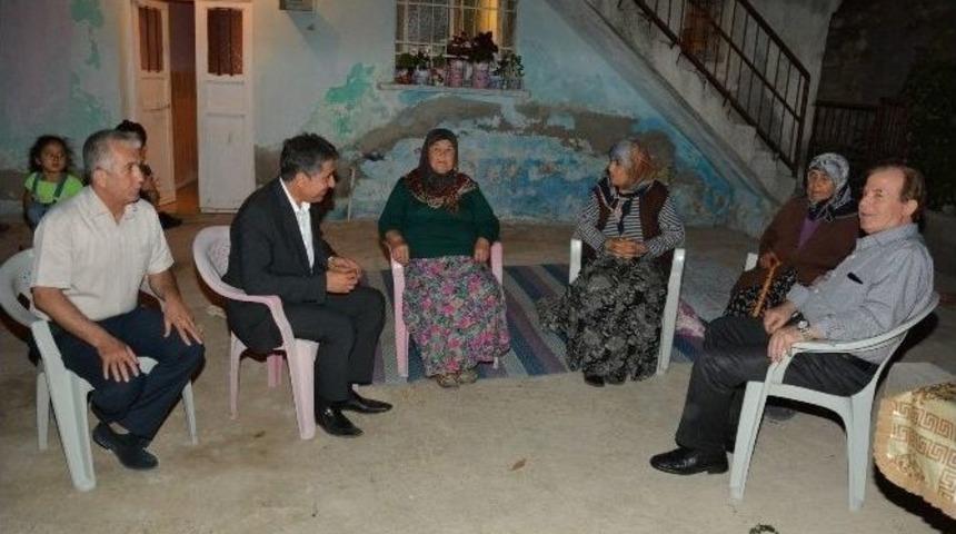 Kaymakam Ve Belediye Başkanından Fakir Ailelere Ziyaret