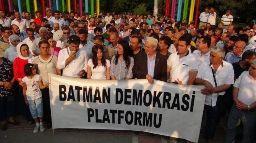 Batman’da Kobani Saldırısına Kınama