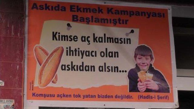 İhtiyaç Sahibi Ailelere 'askıda Ekmek' Uygulaması