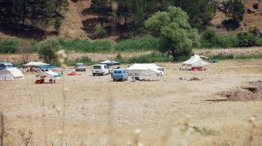 &Ccedil;ingeneler Mesire Alanlarını Mesken Tuttu