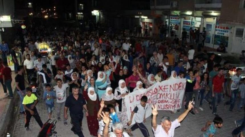 Nusaybin'de Kobani Olayları Rotestosundan Sonra Olay &Ccedil;ıktı
