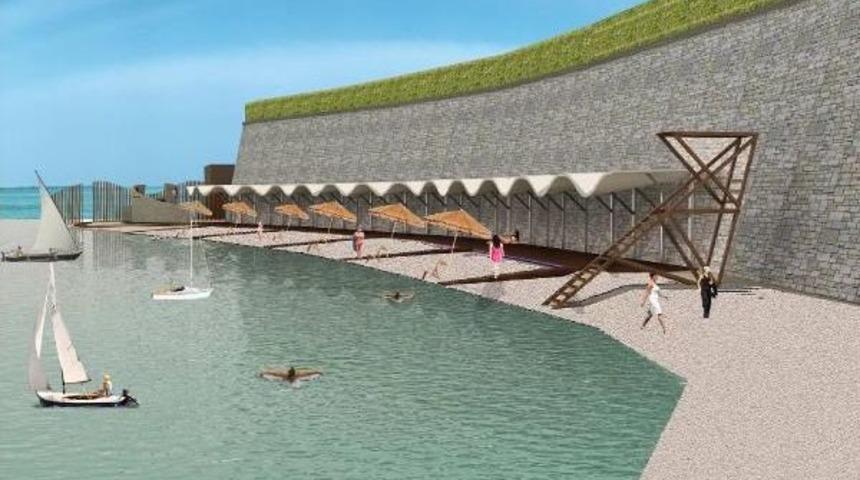 Gemlik'te Kadınlara &Ouml;zel Plaj