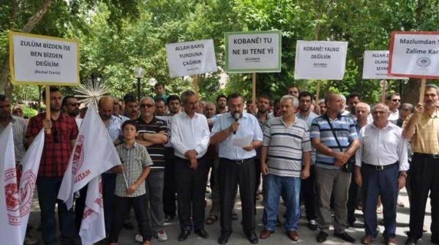 Adıyaman'da Kobani Protestosu