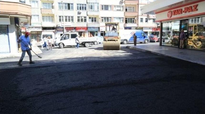 Ki&ccedil;ikapı Mahallesi Asfaltlanıyor