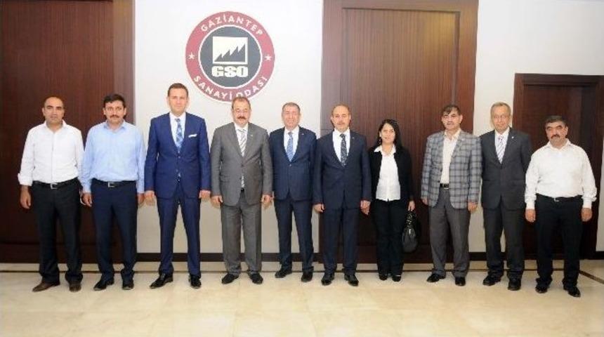 Mhp Gaziantep Milletvekillerinden Gso’ya Nezaket Ziyareti