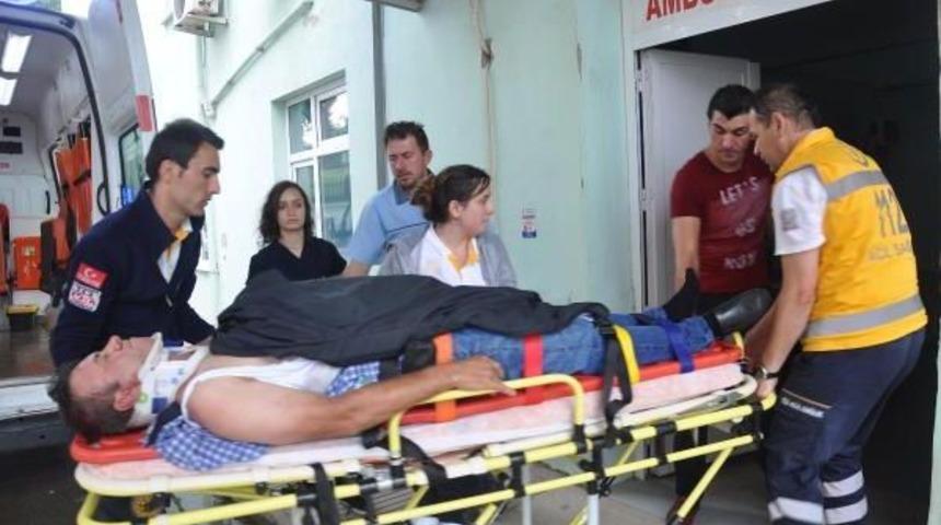 K&ouml;y Muhtarı Kazada Ağır Yaralandı