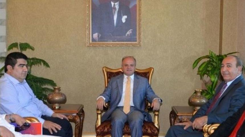 Mersin İdmanyurdu Y&ouml;netiminden Vali &Ccedil;akacak&rsquo;a Ziyaret