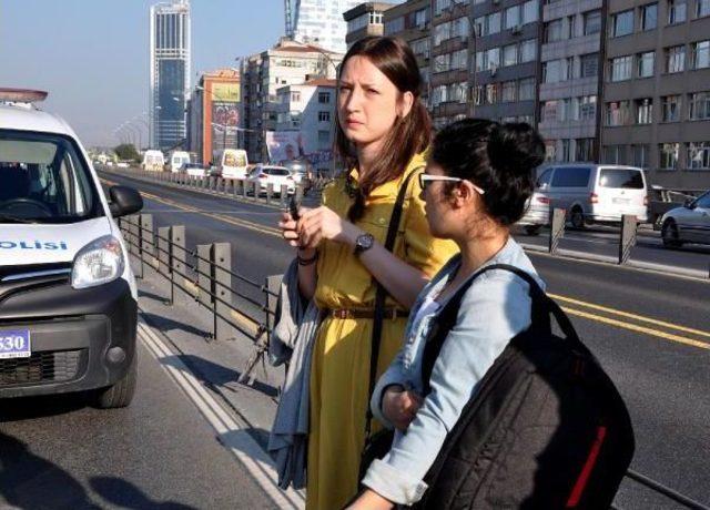 Mecidiyeköy'de 9 Aracın Karıştığı Zincirleme Trafik Kazası: 1 Yaralı