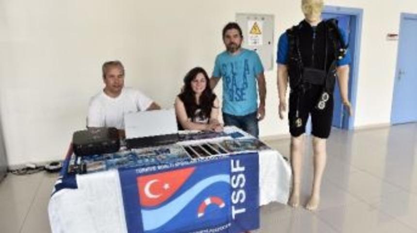 Mamak Y&uuml;zme Havuzunda Profesyonel Dalış Eğitimi