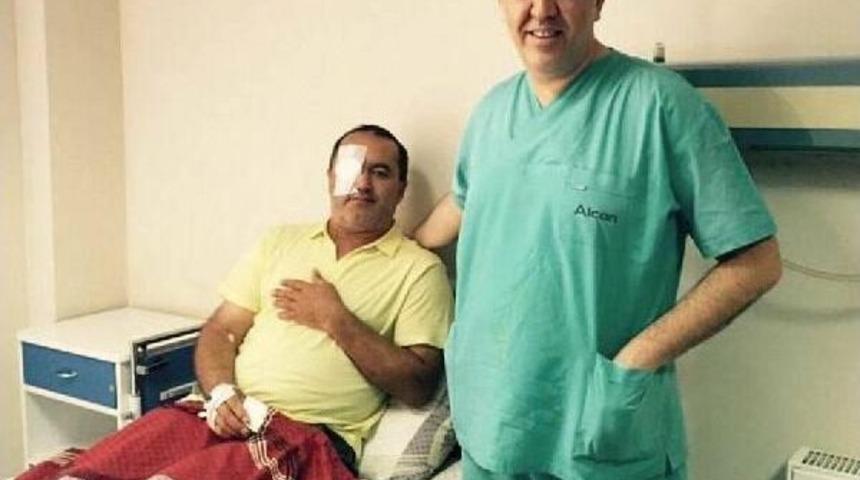 G&ouml;z Bebeğine Saplanan Vida Ameliyatla &Ccedil;ıkarıldı