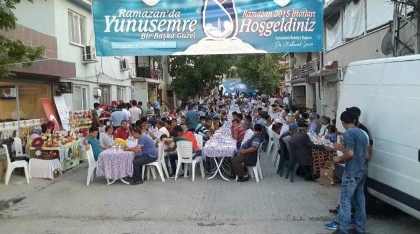 Yunusemre&rsquo;nin İftar Durağı Kayapınar Oldu