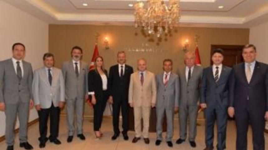 Mtosb Y&ouml;netiminden Vali &Ccedil;akacak&rsquo;a Ziyaret