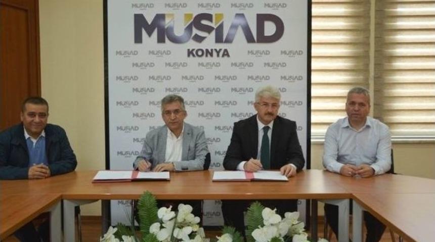 Milli Eğitim M&uuml;d&uuml;rl&uuml;ğ&uuml; İle M&uuml;siad Konya Şubesi Arasında Protokol