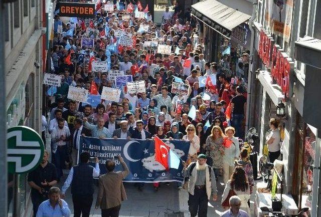 Trabzon’da Çin Zulmü Kınandı