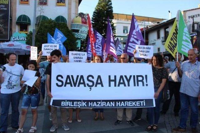 Suriye’Ye Savaşa ‘Hayır’