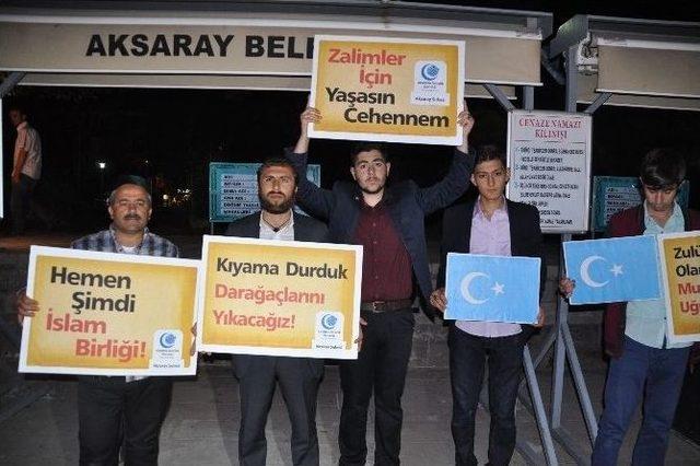 Aksaray’da Uygur Türkleri İçin Gıyabi Cenaze Namazı