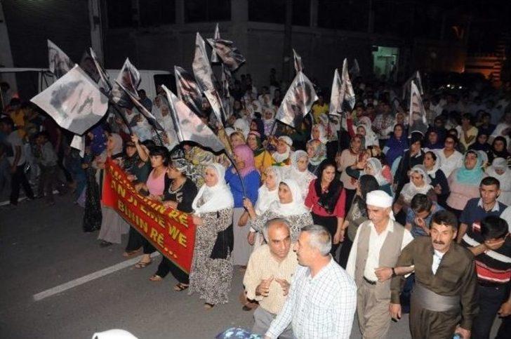 Cizre’de “öcalan’a Özgürlük” Yürüyüşü G4