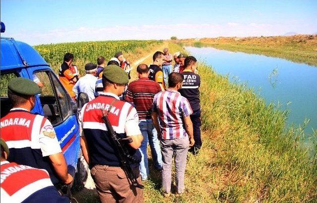 Sulama Kanalına Giren Afgan Genç Boğuldu