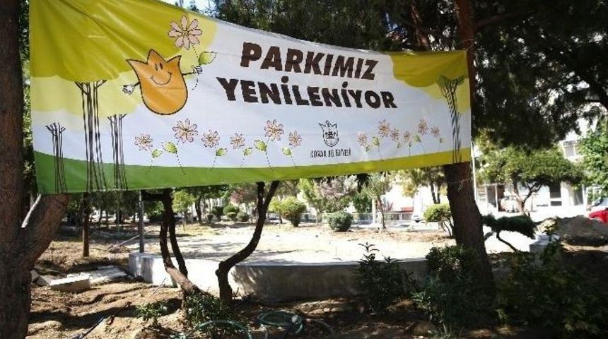 Konak&rsquo;ta Parklar Yenileniyor