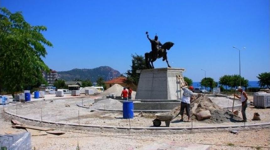 Alanya Keykubat Parkı&rsquo;nda &Ccedil;alışmalar Devam Ediyor