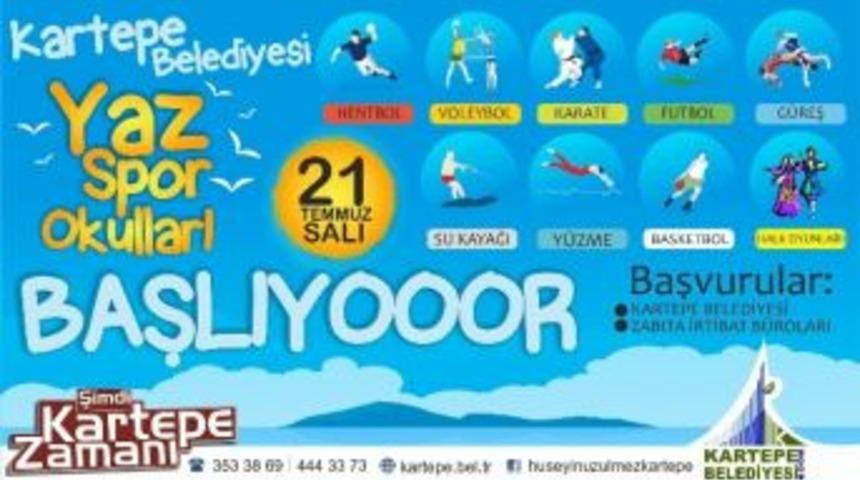 Kartepe&rsquo;nin Yaz Spor Okulları A&ccedil;ılıyor