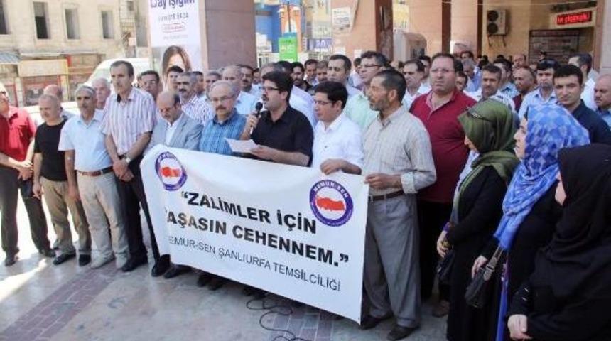 Şanlıurfa&rsquo;Da Işid Protestosu