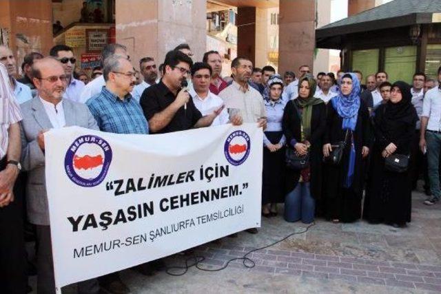 Şanlıurfa’Da Işid Protestosu