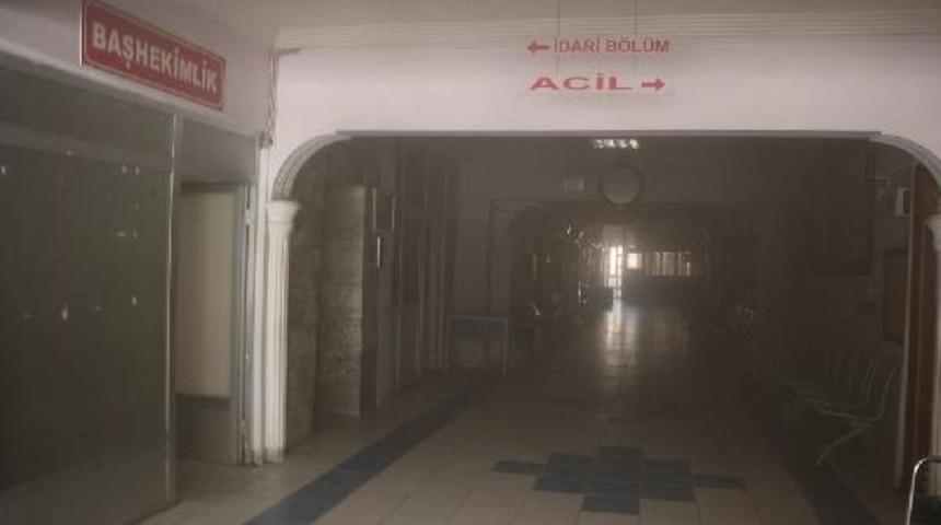 Şemdinli Devlet Hastanesi'nde Yangın
