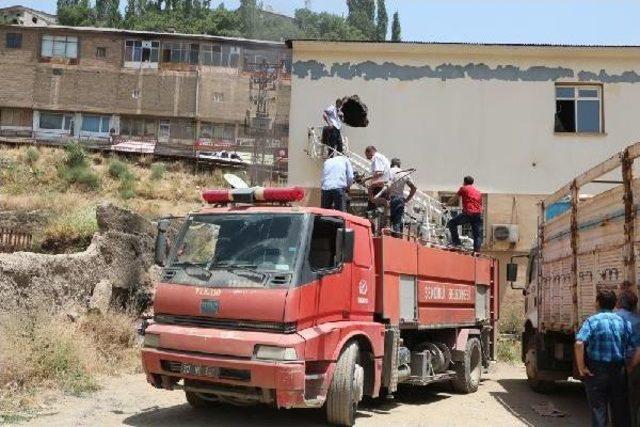 Şemdinli Devlet Hastanesi'nde Yangın