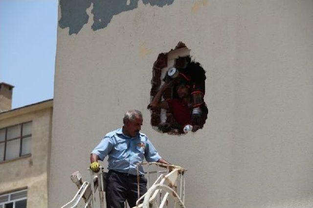 Şemdinli Devlet Hastanesi'nde Yangın