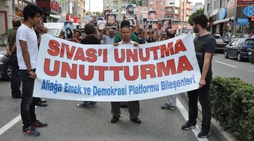 Sivas Olayları Aliağa&rsquo;da Anıldı