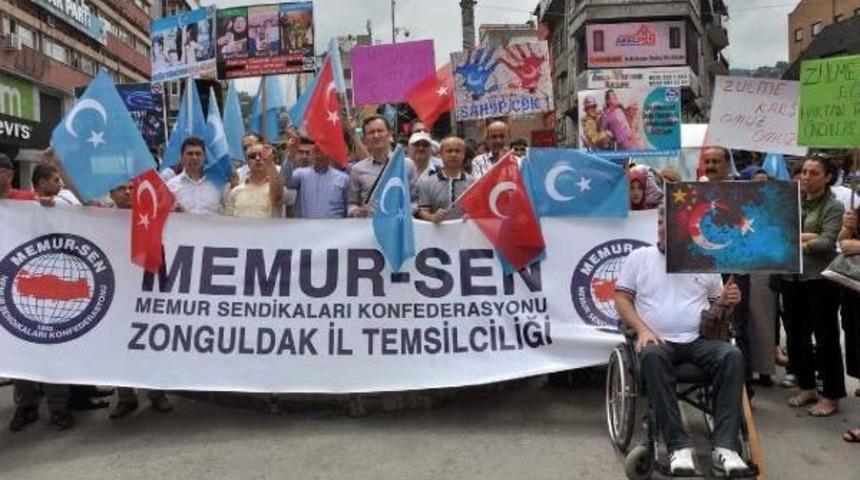 Zonguldak'ta Çin Protestosu