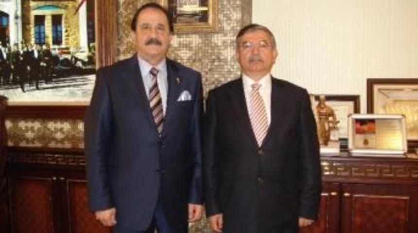 Sesob Başkanı K&ouml;ksal, Meclis Başkanı Yılmaz&rsquo;ı Tebrik Etti