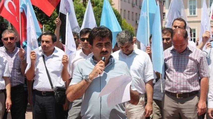 &Ccedil;in&rsquo;de Yapılan Zulme Tekirdağ Memur-sen&rsquo;den Boykot &Ccedil;ağrısı