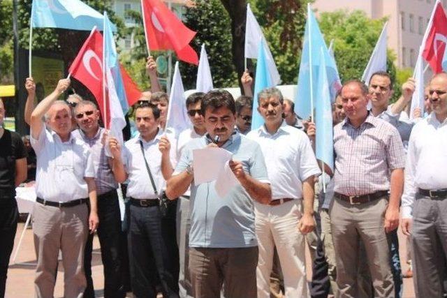 Çin’de Yapılan Zulme Tekirdağ Memur-sen’den Boykot Çağrısı