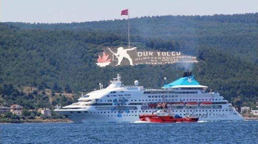 Kaza Yapan Yolcu Gemisi &Ccedil;anakkale&rsquo;den Ayrıldı
