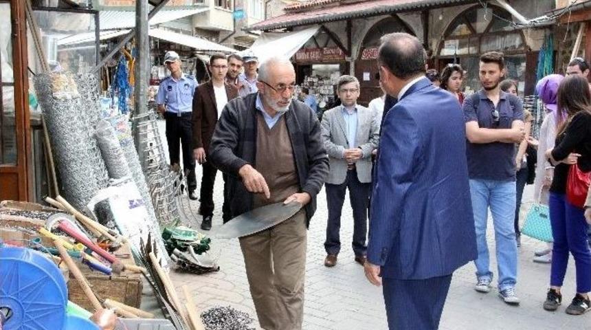 Tahsin Babaş&rsquo;tan Bakırcılar &Ccedil;arşısına Ziyaret