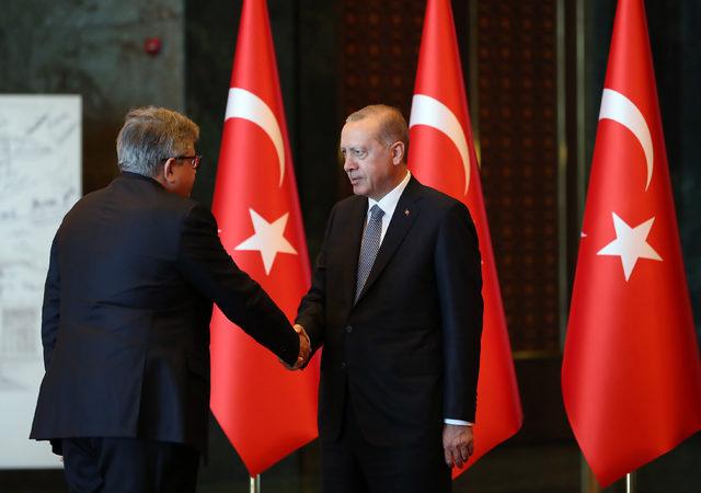 Erdoğan, Beştepe'de 30 Ağustos tebriklerini kabul etti 