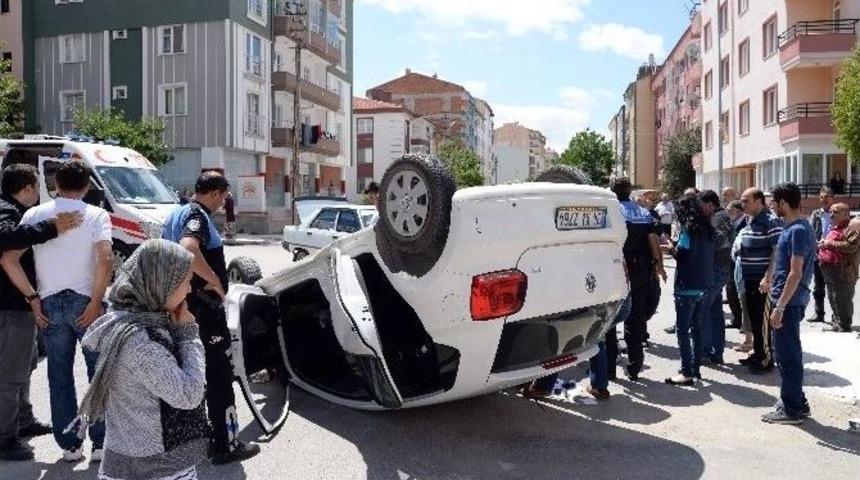 &Ccedil;orum&rsquo;da Trafik Kazası: 2 Yaralı
