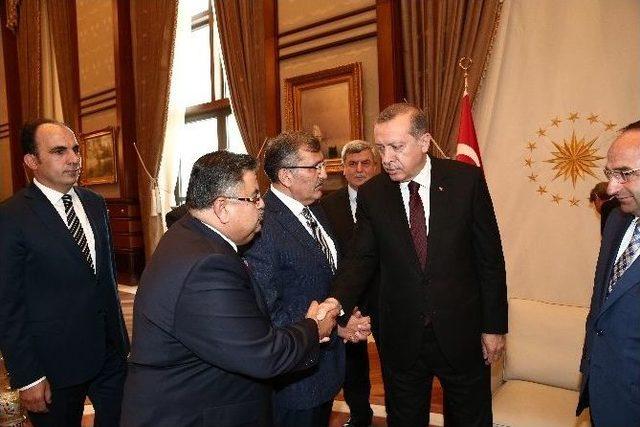 Başkan Yağcı, Cumhurbaşkanı Erdoğan’ı Ziyaret Etti