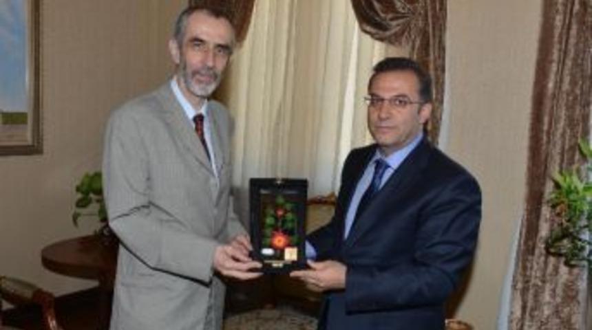 Slovenya B&uuml;y&uuml;kel&ccedil;isi Milan Jazbec&rsquo;ten Veda Ziyareti