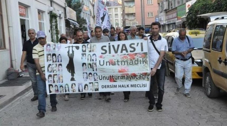 Tunceli&rsquo;de 2 Temmuz Anması