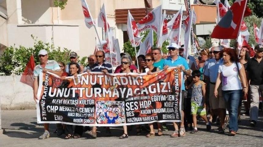 Didim 2 Temmuz Platformu Sivas&rsquo;ı Unutmadı