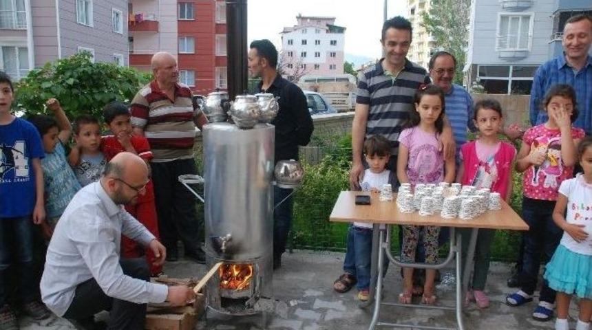 Çaylar Banyo Kazanından